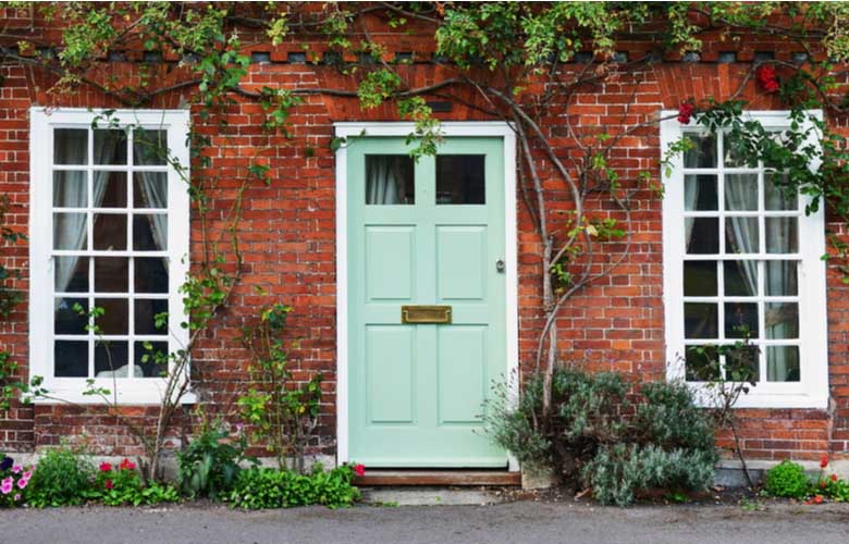 Instantly improve kerb appeal with a freshly painted front door. 
