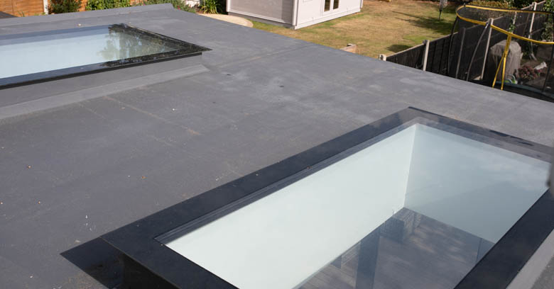 GRP fibreglass flat roof replacement